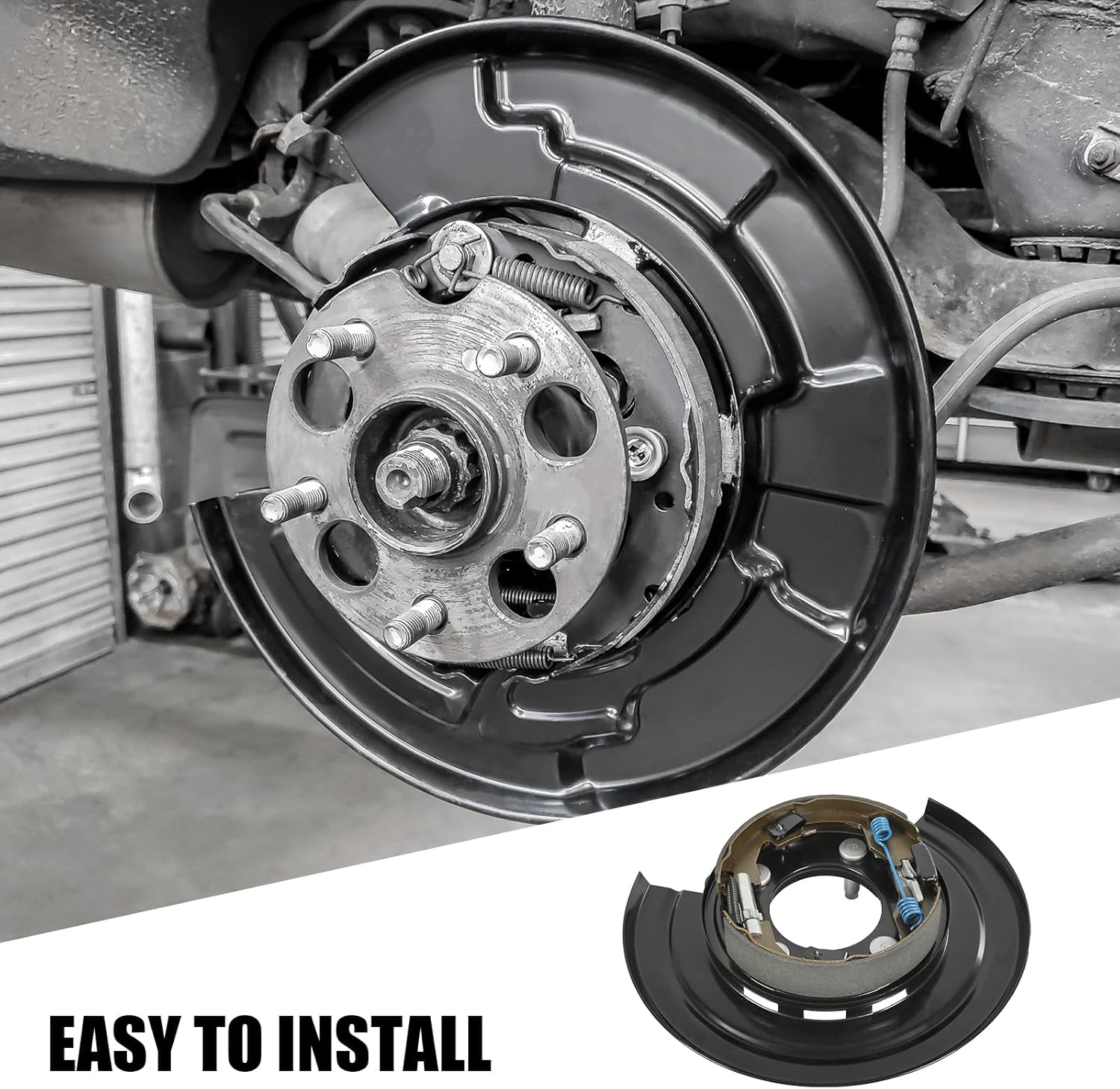 Rear Passenger Side Parking Brake Assembly Compatible with Ford F-250 Super Duty, F-350 Super Duty 2005-2012, F-450 F-550 Super Duty 2011-2012 Replace#926-272,5C3Z2209AA