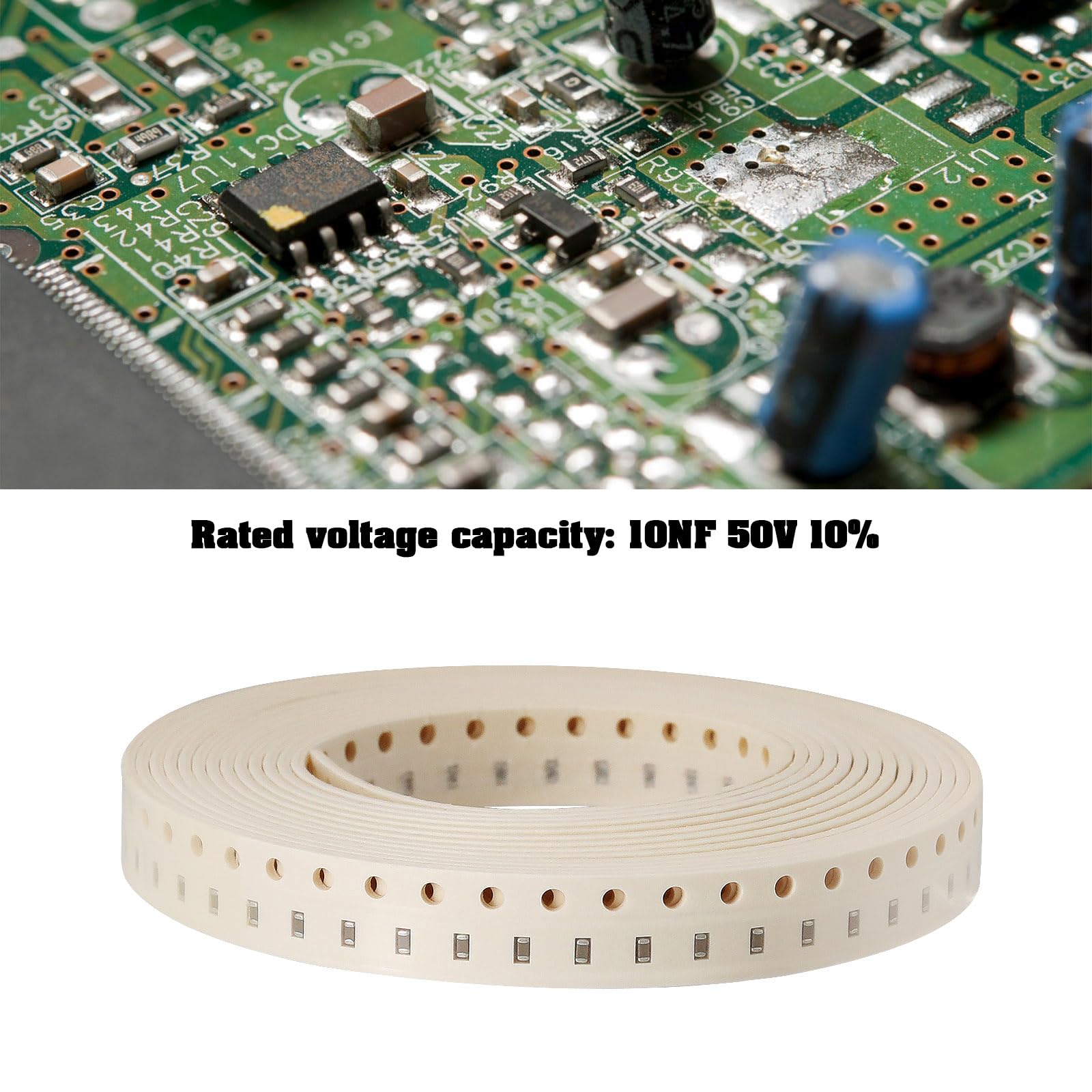 OTOTEC 500pcs SMD Ceramic Capacitor Fuses 0603 Package 1608 Patch 10NF 50V 10% Suitable for Various Electronic Applications DIY Electronic Projects - Image 4