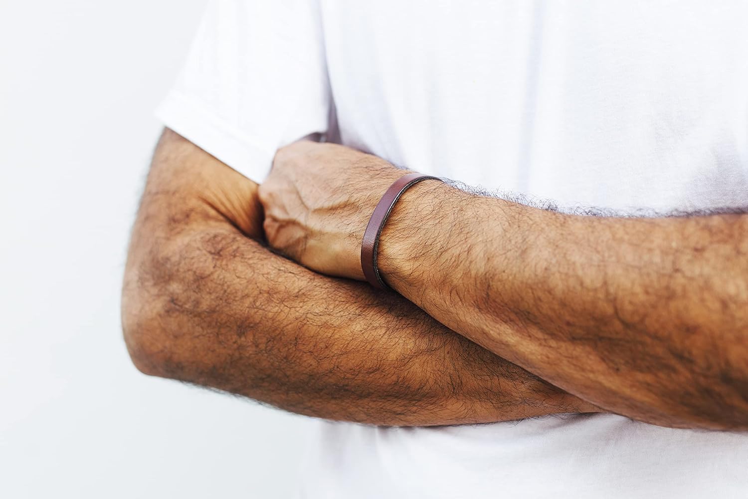 Gifts for Him Leather Bracelet Secret Hidden Message Personalized Gift for Man Anniversary Husband