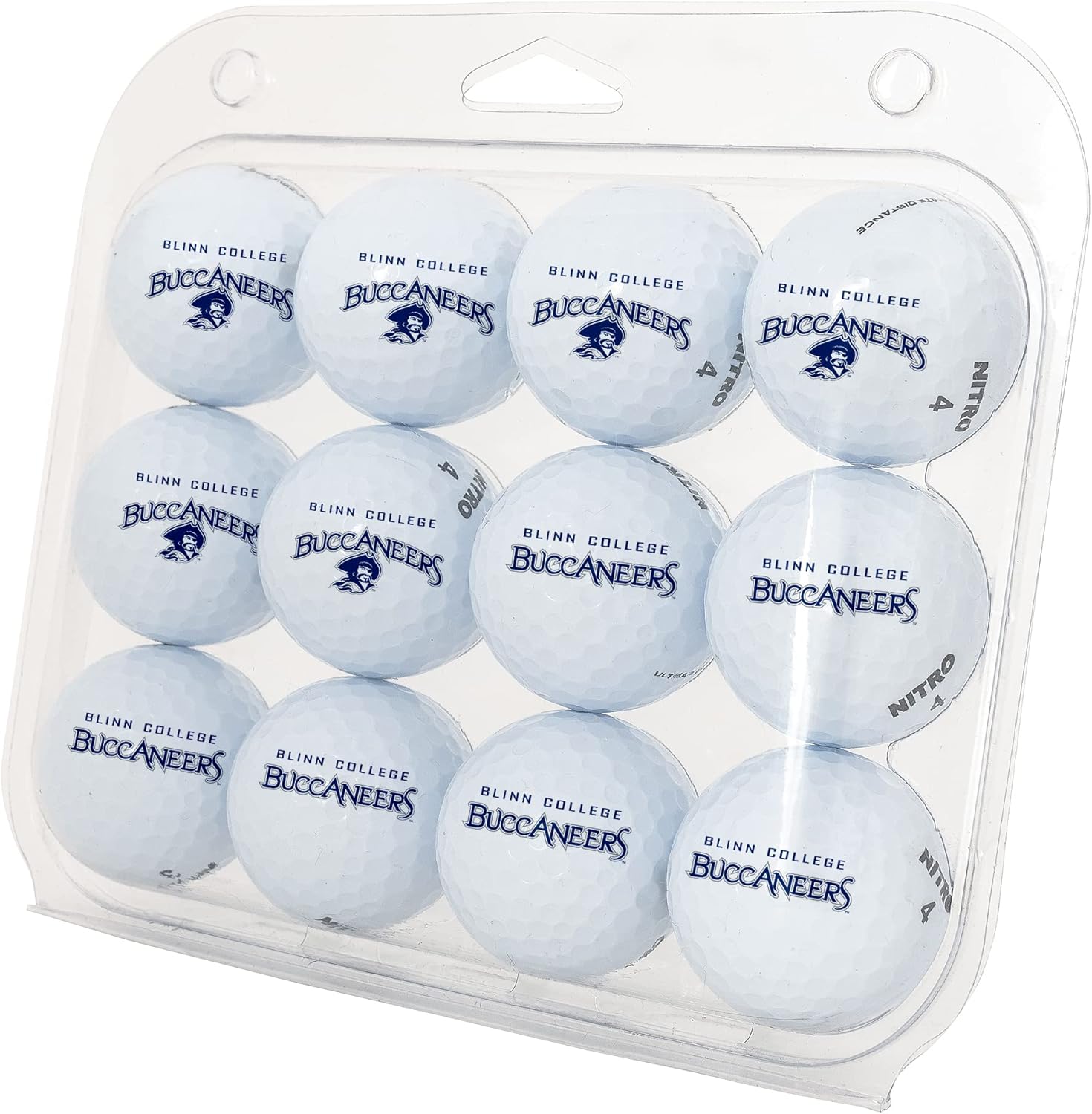 Desert Cactus Blinn College Golf Balls 12 Pack – BC Buccaneers Full Color Dozen – Officially Licensed Sport Team Accessory