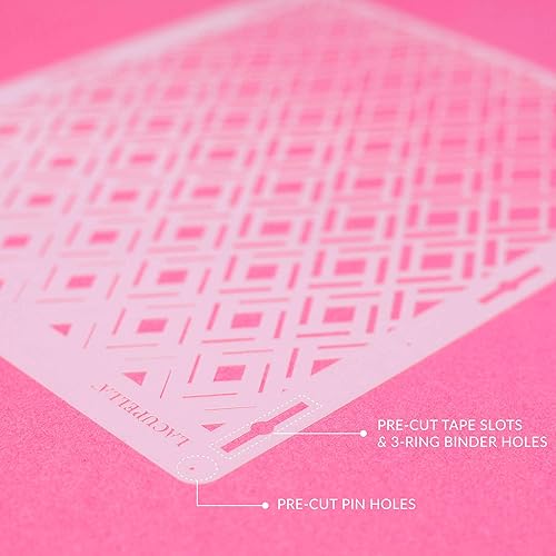 Miniatura 4 de Lacupella Plantilla de decoración de pasteles para pastel alto de crema de mantequilla, glaseado real, ganache, pintura, aerógrafo (flotador)