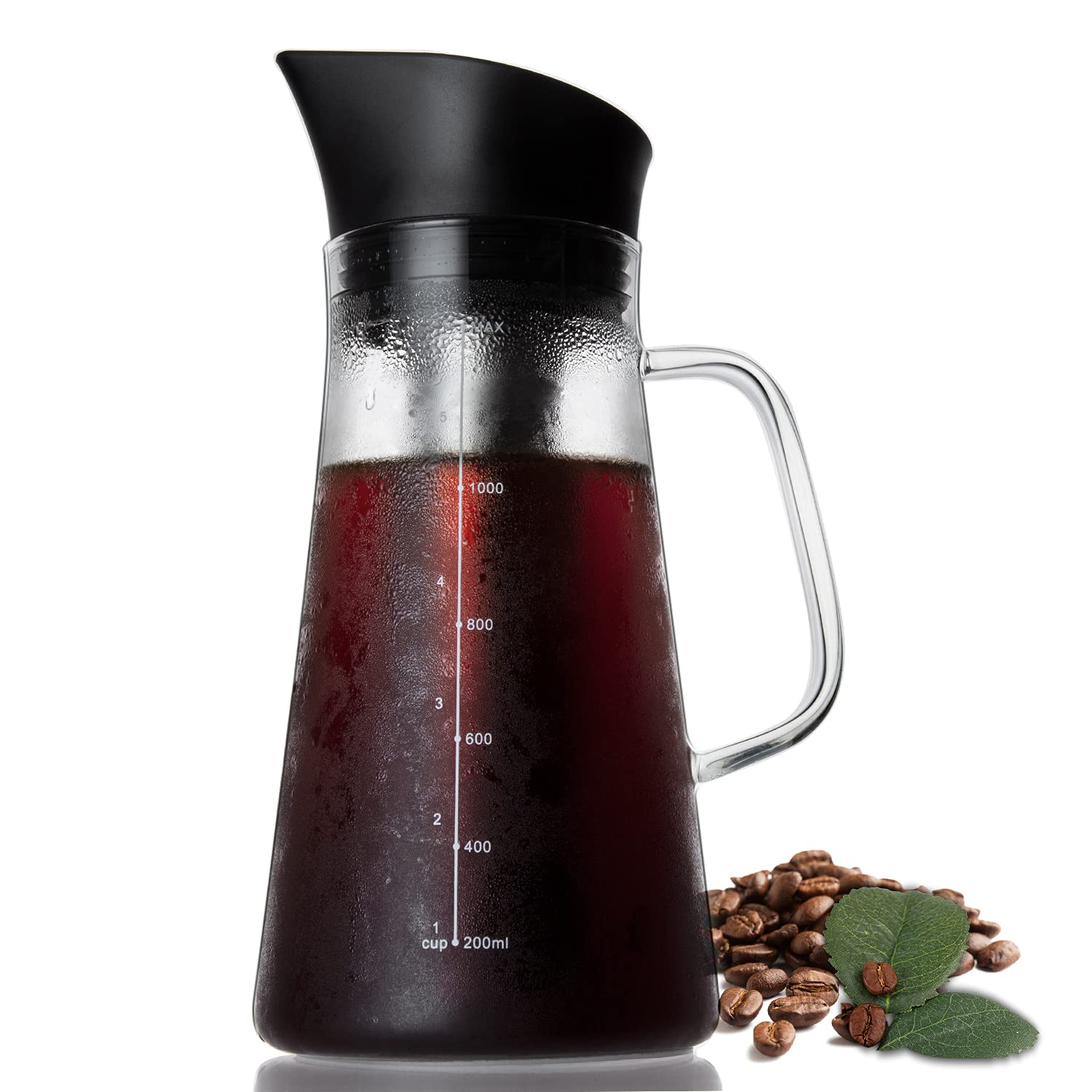 Buy Lighten Life Cold Brew Coffee Maker,34oz/1 Quart Cold Brew Tea