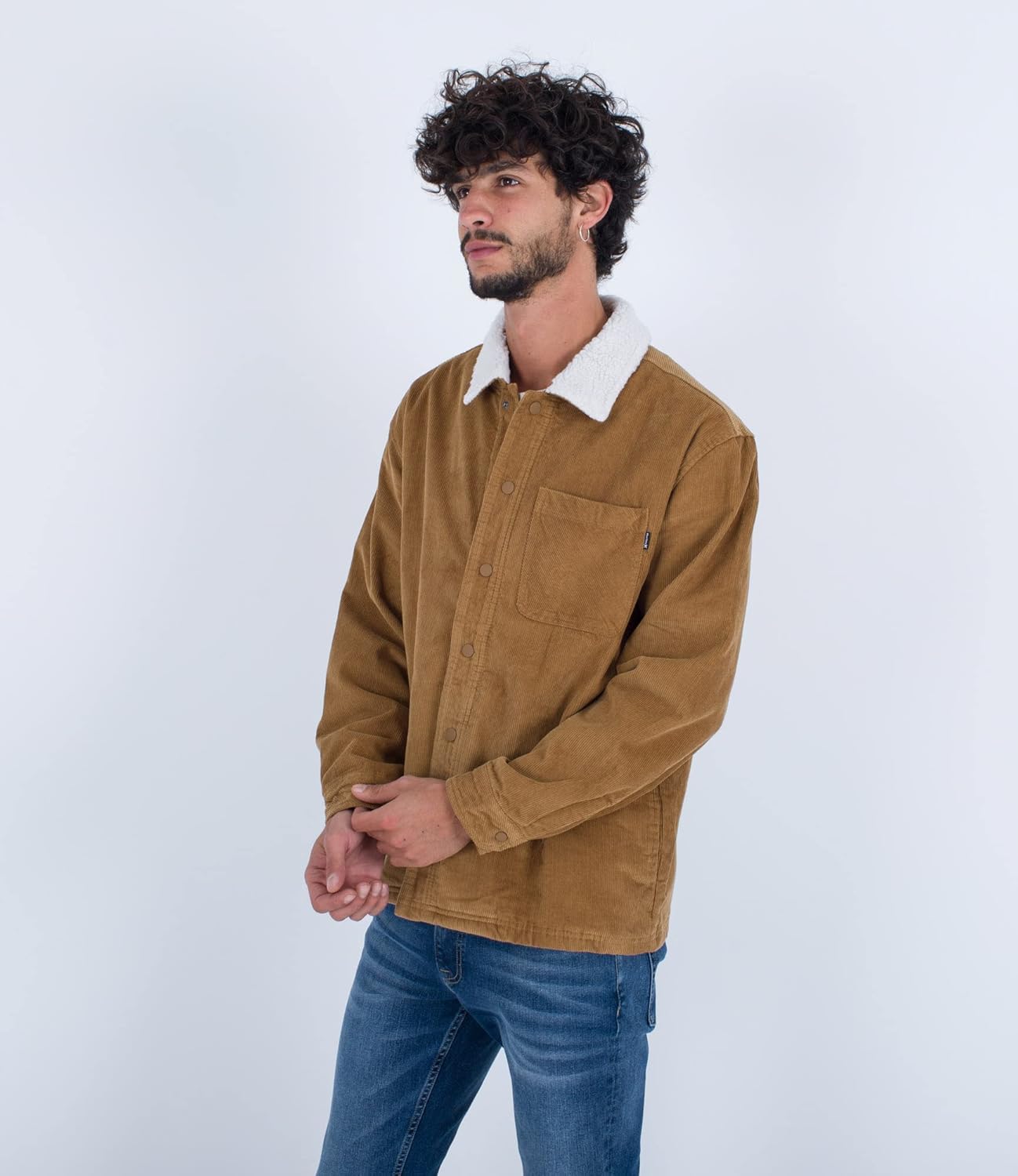 Hurley Bixby Cord Sherpa Lined Jacket