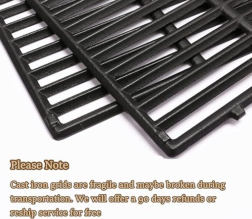 Miniatura 5 de QuliMetal 7637 Rejillas de cocina y quemador de parrilla 69785 para parrillas de gas Weber Spirit 200 y Spirit II 200, Spirit E-210, E-220, Spirit