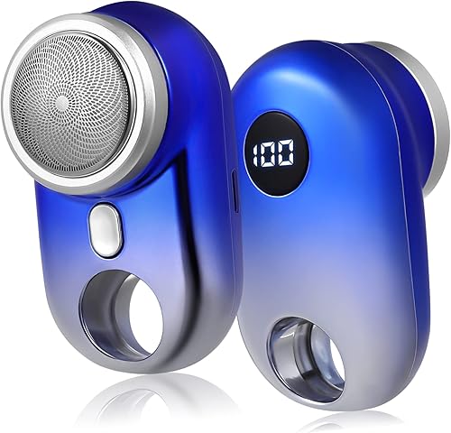 Miniatura 4 de Balacoo Afeitadora eléctrica para hombre, afeitadora de pelo para hombres, afeitadora eléctrica para hombres, afeitadora facial para hombre, mini