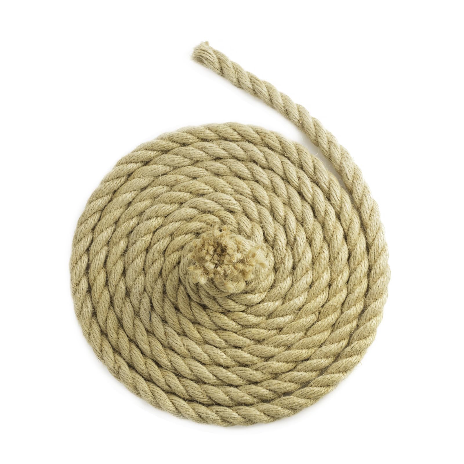 Floordirekt Jute Rope, Climbing Rope, 30 m, 6 mm Thick Jute Cord, Rope Made of 100% Natural Jute Extra Strong Jute Ribbon Cord, Cord Yarn for Sports, Garden Decoration, Crafts, Scratching Post