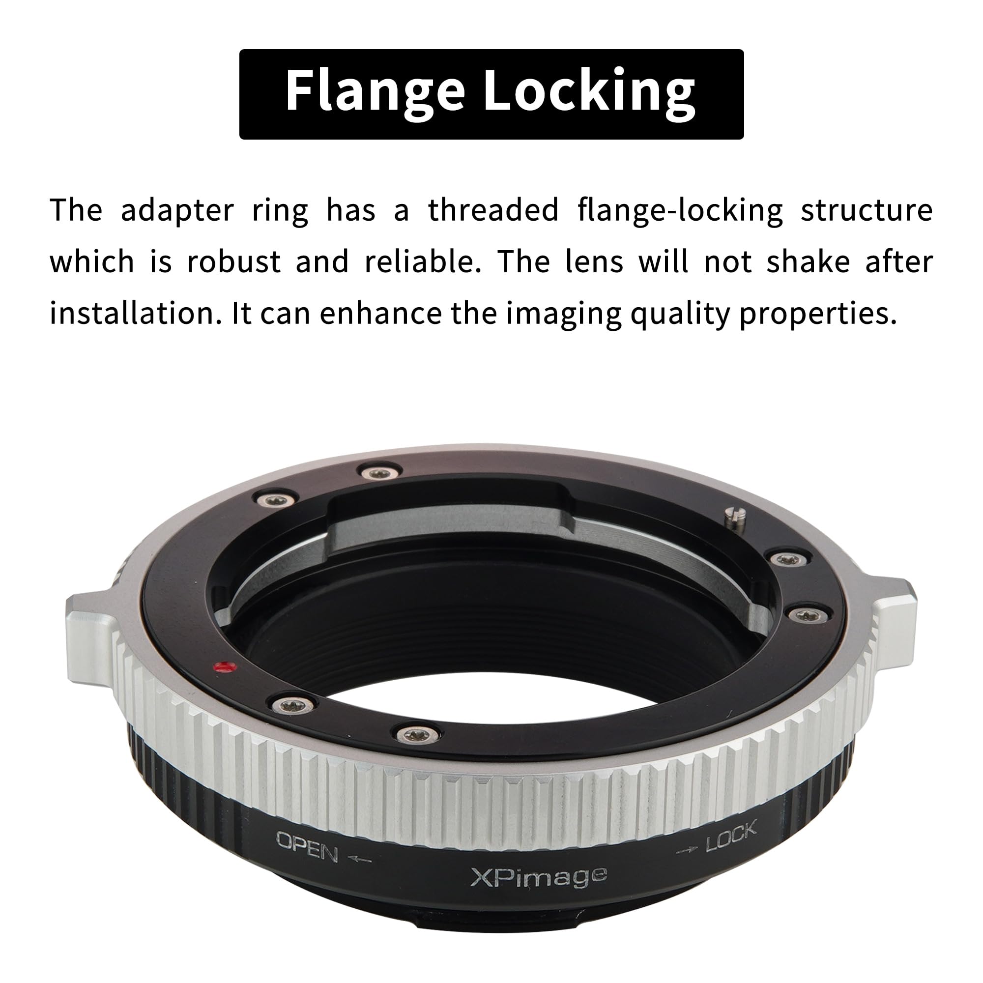 XPIMAGE Lens Mount Adapter Ring for Hasselblad XPAN Lens to Leica or Panosonic L Mount Camera