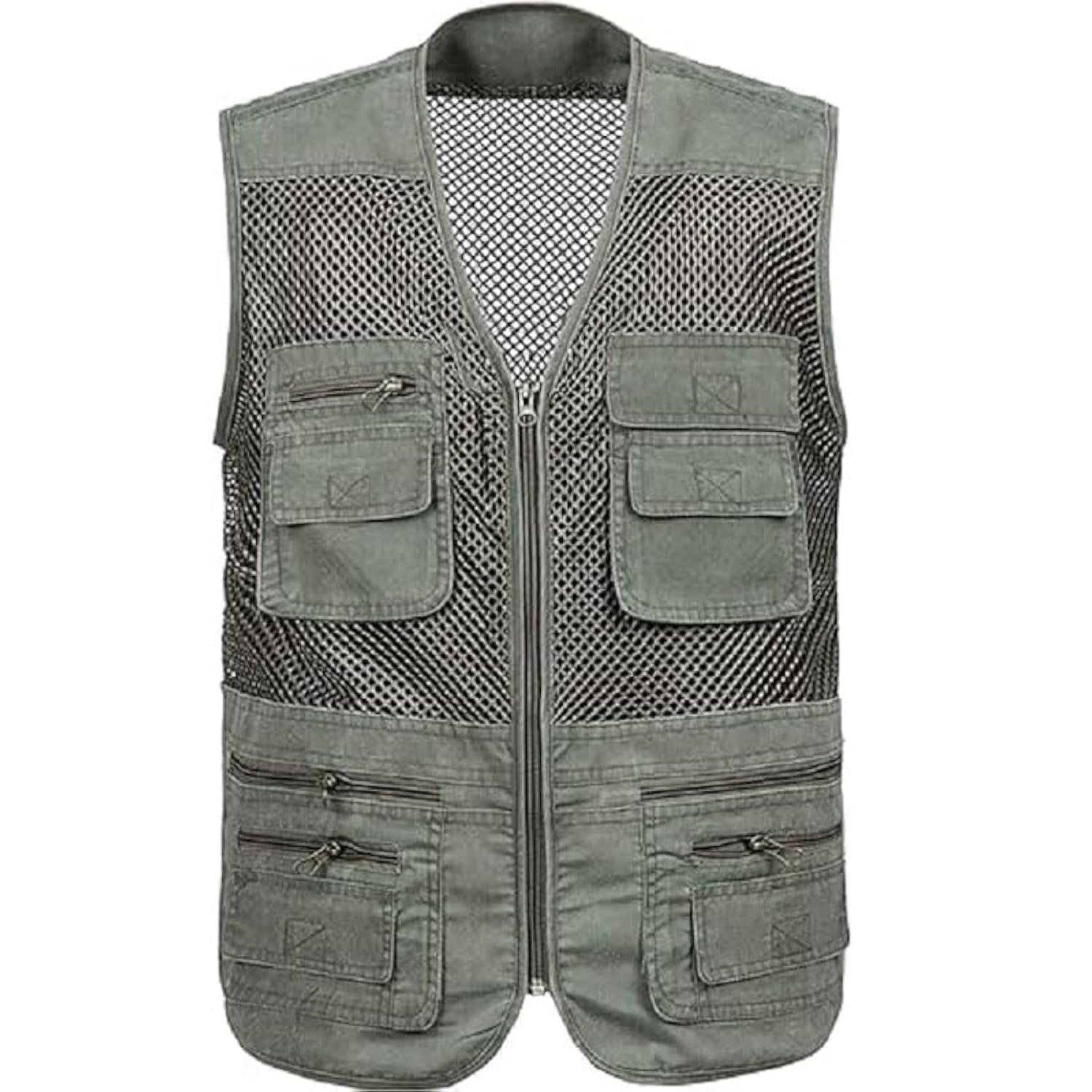 GenericMen's Summer Outdoor Work Safari Hiking Travel Photo Fishing Vest with Pockets