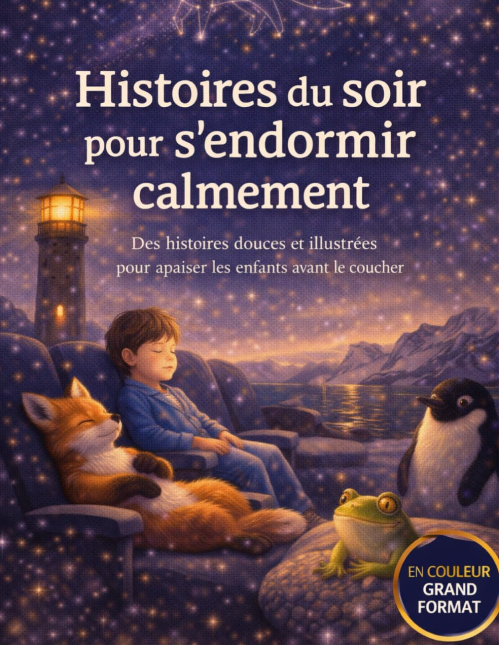 Histoires du soir pour s'endormir calmement: Des histoires douces et illustrées pour apaiser les enfants avant le coucher