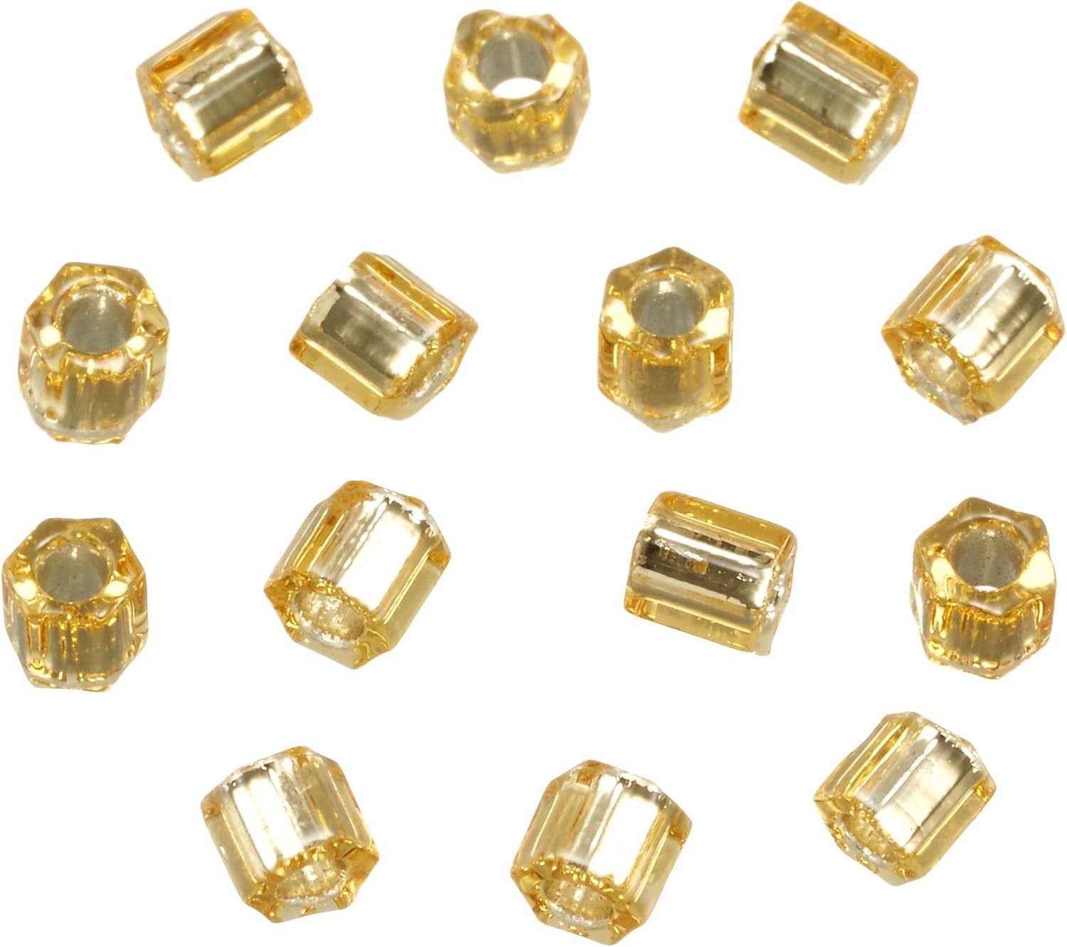 TOHO No.121 Hex Beads, Large, 6 Bundles, Thread Threading Beads, Outer Diameter Approx. 0.1 inches (3 mm), 98.4 ft (30 m)