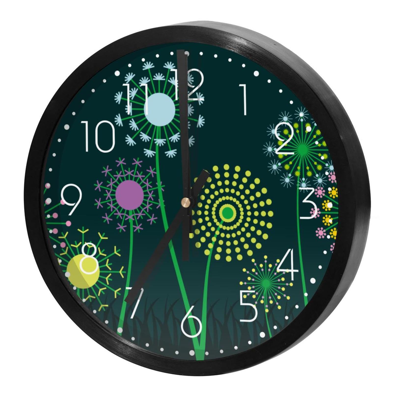 Horloge murale verte pour cuisine et bureau, l'accessoire idéal de votre maison