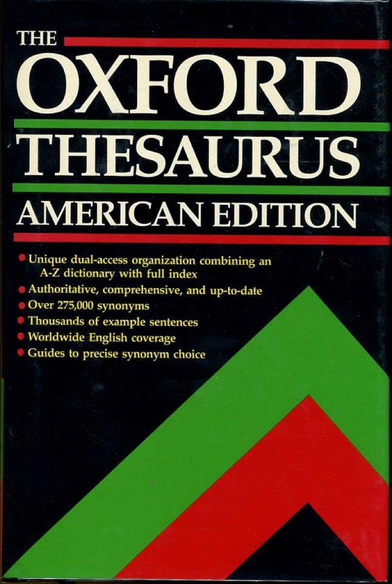 The Oxford Thesaurus: American Edition/Thumb Indexed
