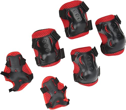 Miniatura 9 de OUKENS Juego de rodilleras para niñosjóvenes, coderas, muñequeras para niños de 5 a 16 años, equipo de protección infantil para patines de ruedas,