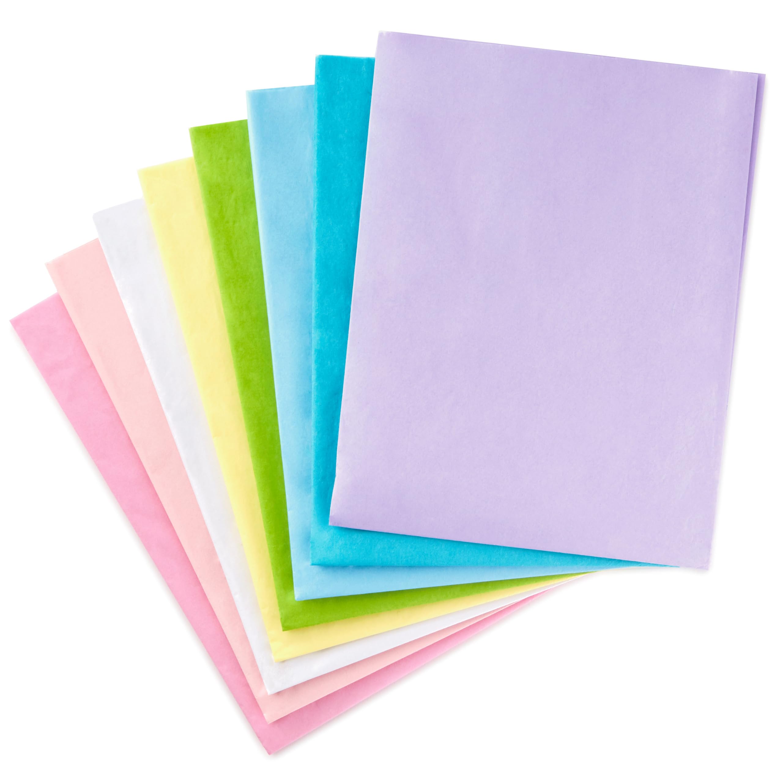Hallmark 5TIS1096 Paket (Pastel Gökkuşağı, 120 Yaprak) İpek Kağıt, Kağıt, Pastel Renkler