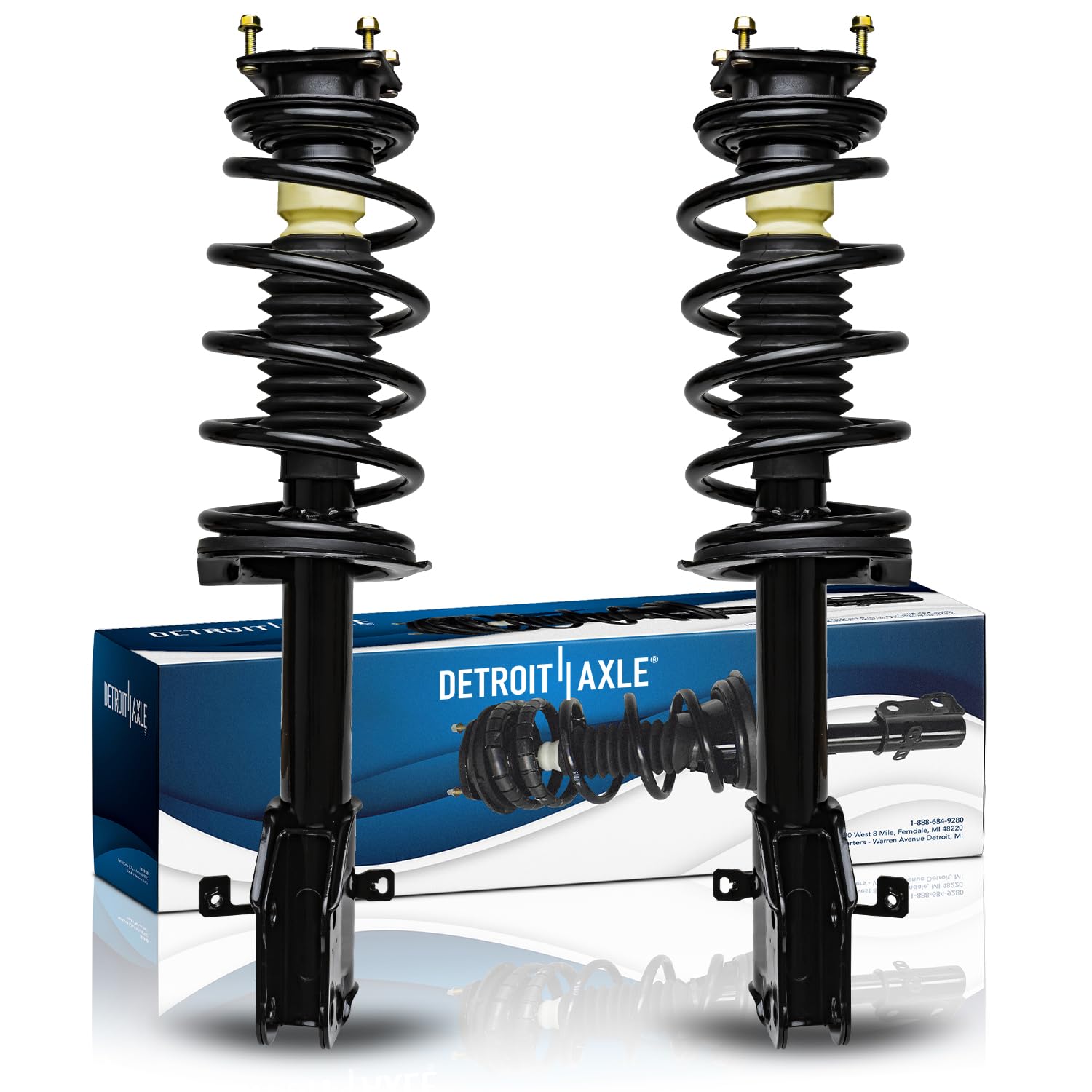 Detroit Axle - 2 Front Struts for 2007-2014 Ford Edge 2007-2015 Lincoln MKX