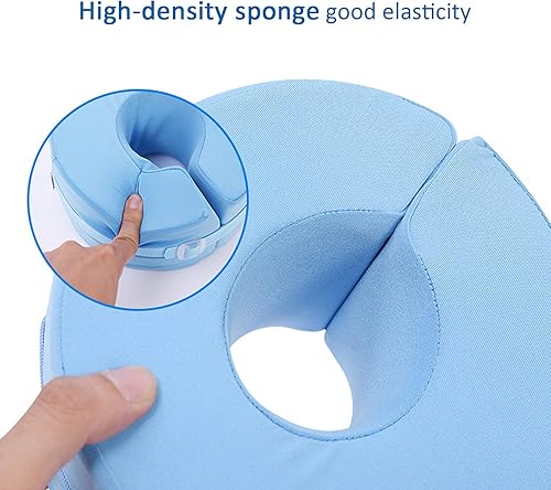 Miniatura 4 de CCHHL Almohada de elevación de pies Cojín de tobillo para levantar las piernas, soporte para pies y piernas, almohada de tobillo de espuma en forma