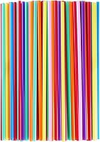 Vista 11 de 200 popotes desechables largos de plástico coloridos. (0.23 pulgadas de diámetro y 10.2 pulgadas de largo)