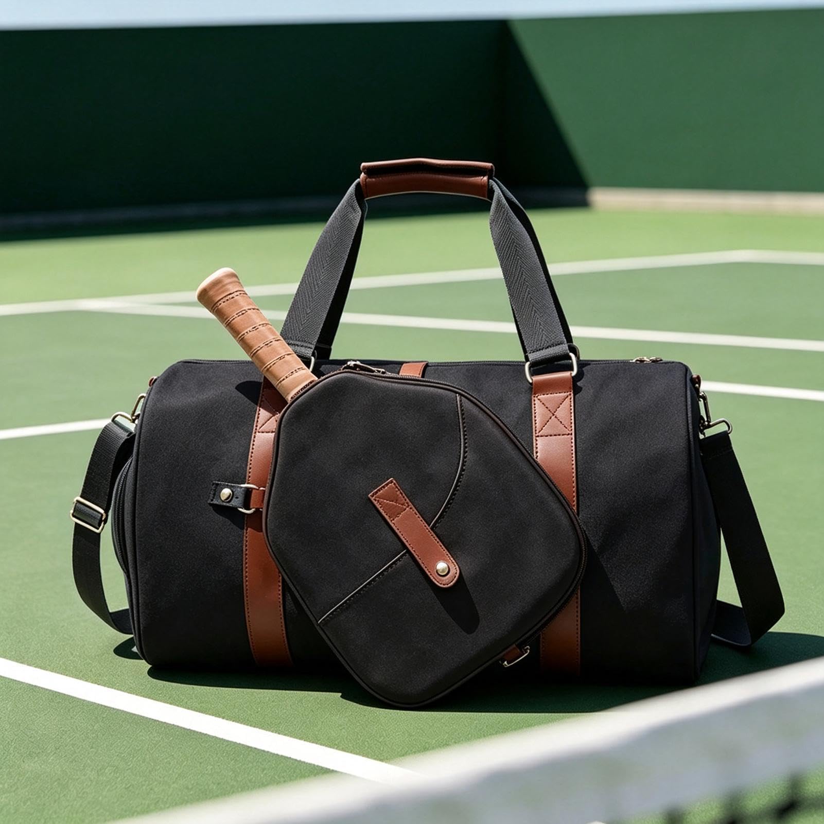 Borsa per Racchetta da Tennis portatile con copertura racchetta e tracolla
