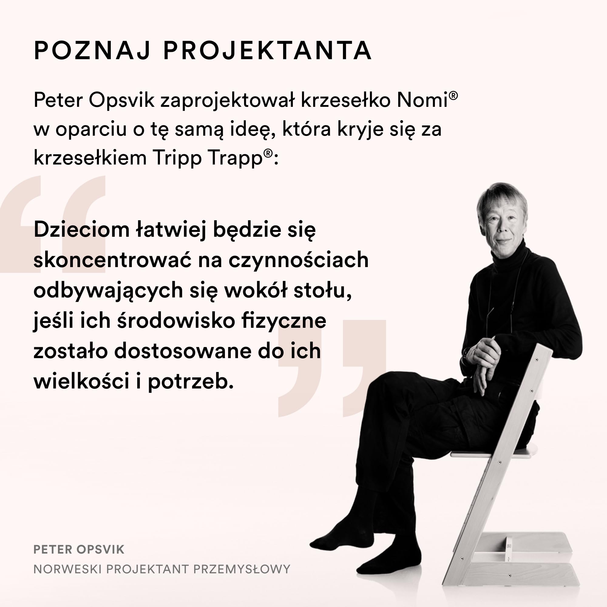 Poduszka Stokke Nomi, Grey Pink - dodaje miękkości i wygody krzesełku Nomi i krzesełku do karmienia - dla dzieci w wieku 6+ miesięcy - można prać w pralce