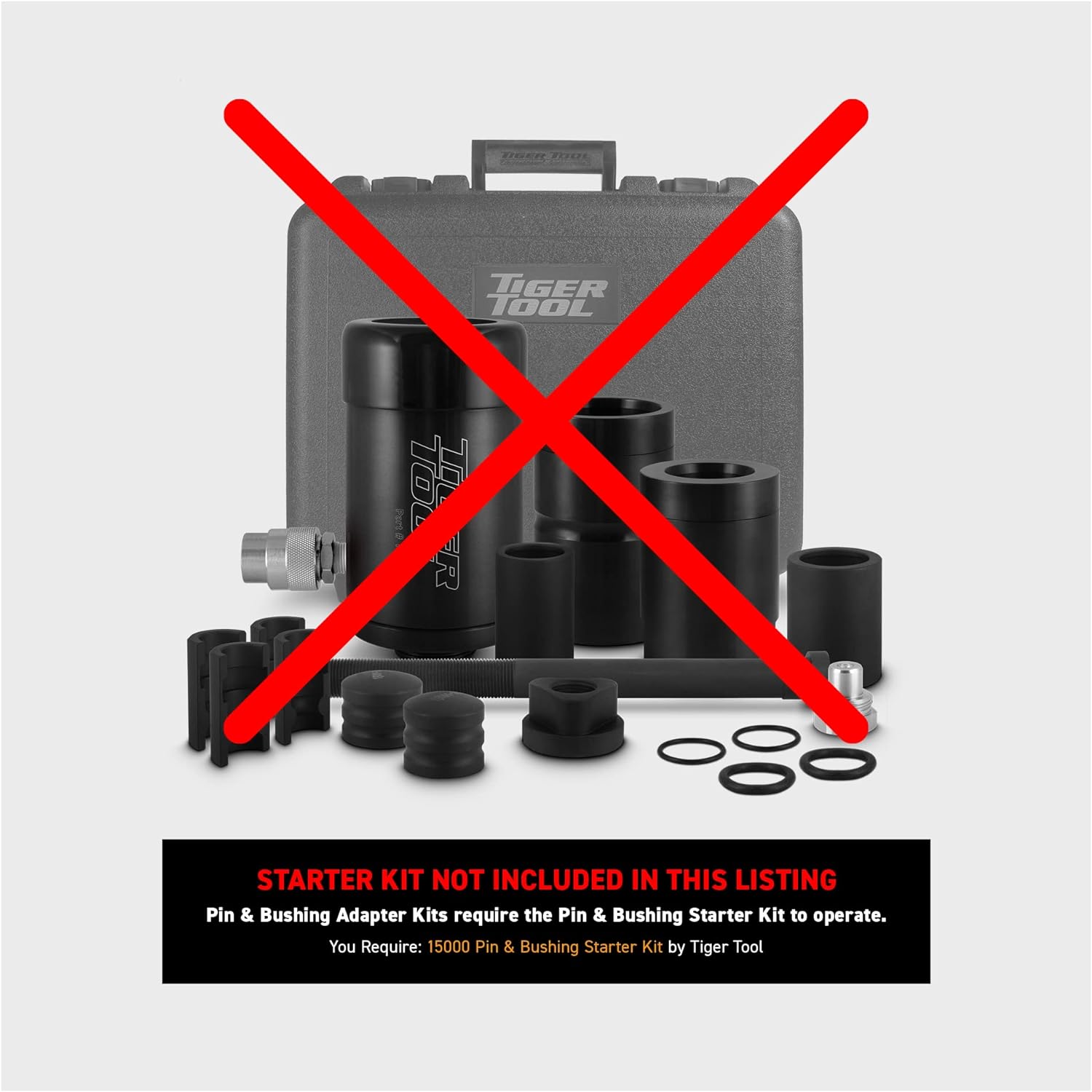 Buy Tiger Tool Pin and Bushing Adapter 15041 to be used with the Pin & Bushing Starter Kit for