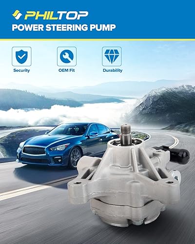 Miniatura 3 de PHILTOP Bomba de dirección asistida 21-5348 OE de repuesto para CR-V 2003-2004, Element 2003-2005, bomba de volante asistida 56110PNBA02, 56110PZDA01