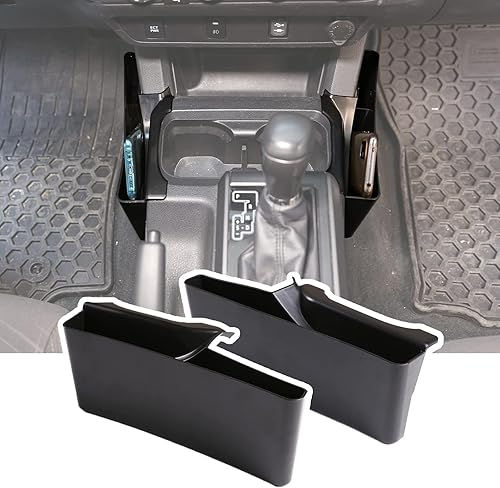 LLKUANG Bandeja de asiento de consola central, organizador de guantera para Toyota Tacoma 2016-2023 (conducción + copiloto)