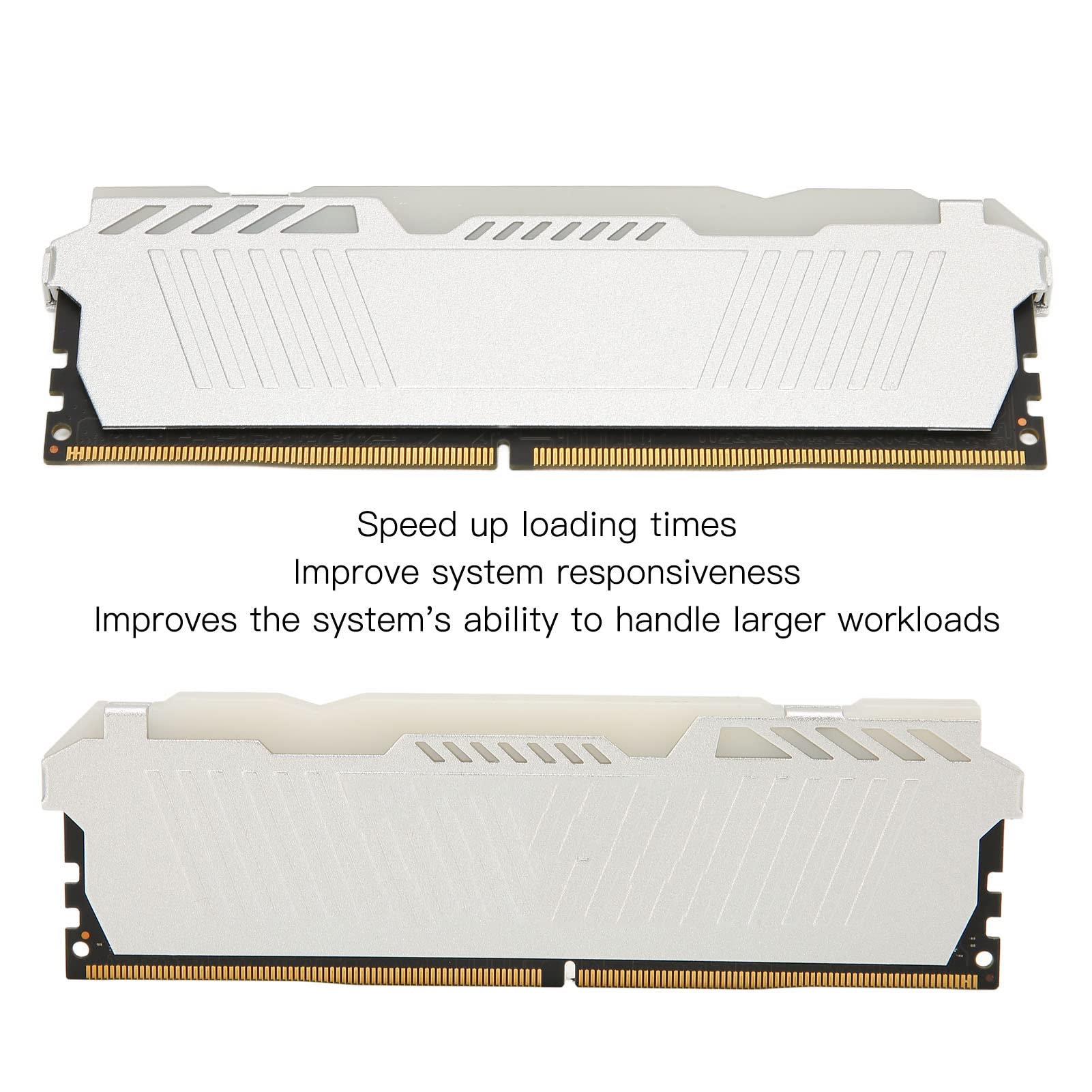 Acouto 2 szt. DDR4 8G RAM Laptop Moduł Pamięci RAM RGB Wysoka prędkość 3200 MHz 260PIN Oświetlenie Moduł Pamięci do Gier Notebooki DDR4 z Pamięcią All Kompatybilny i Aktualizowany