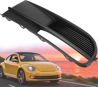 VW1039128 5C5853666C9B9 Right Passenger Side Fog Light Lamp Cover for Beetle 2012 2013 2014 2015 2016 2017 2018 2019, RH Black Fog Fog Light Cover | for Beetle 2012 2013 2014 2015 2016 2017 2018 2019, RH Black Fog Fog Light Cover
