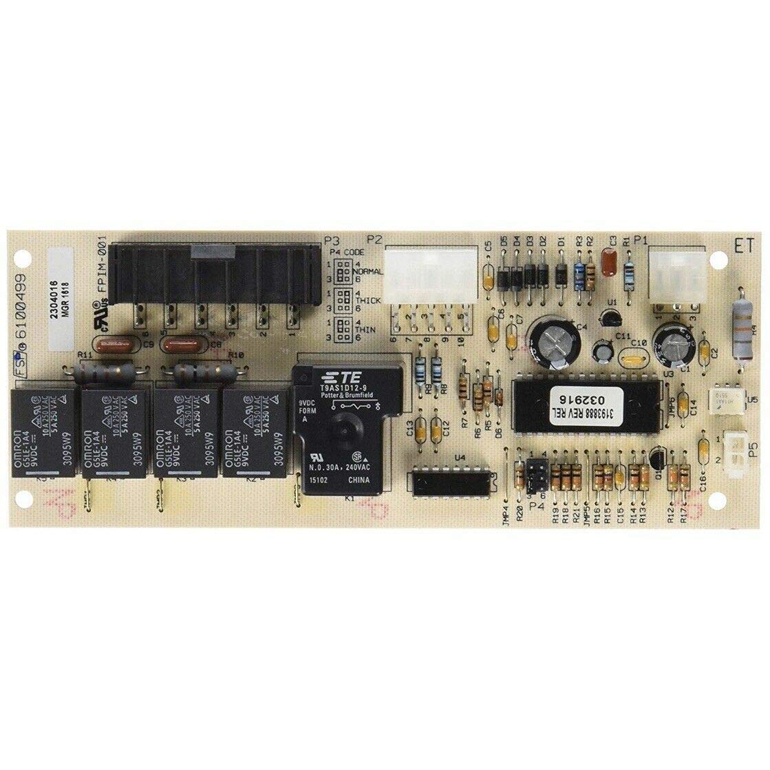 GLOB PRO SOLUTIONS EAP11740236- WP2304016 Ice Maker Control Board 2304016 Compatible with KitchenAid, Whirlpool, Kenmore, Ice Maker Board 2304016, 1055218, 2185621,