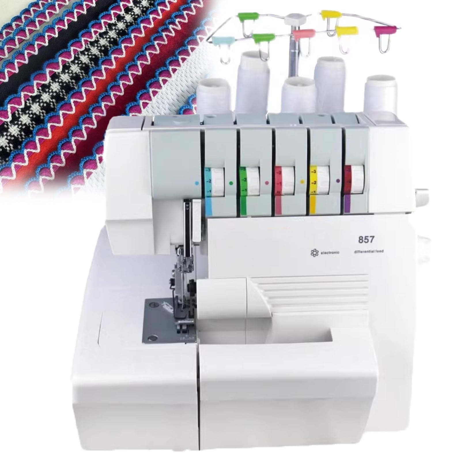 Elektryczna maszyna do szycia, Owerlokowa maszyna do szycia, wielofunkcyjna maszyna do szycia Owerlok, maszyna do szycia, Overlock Maszyna dla początkujących OverlockSewing