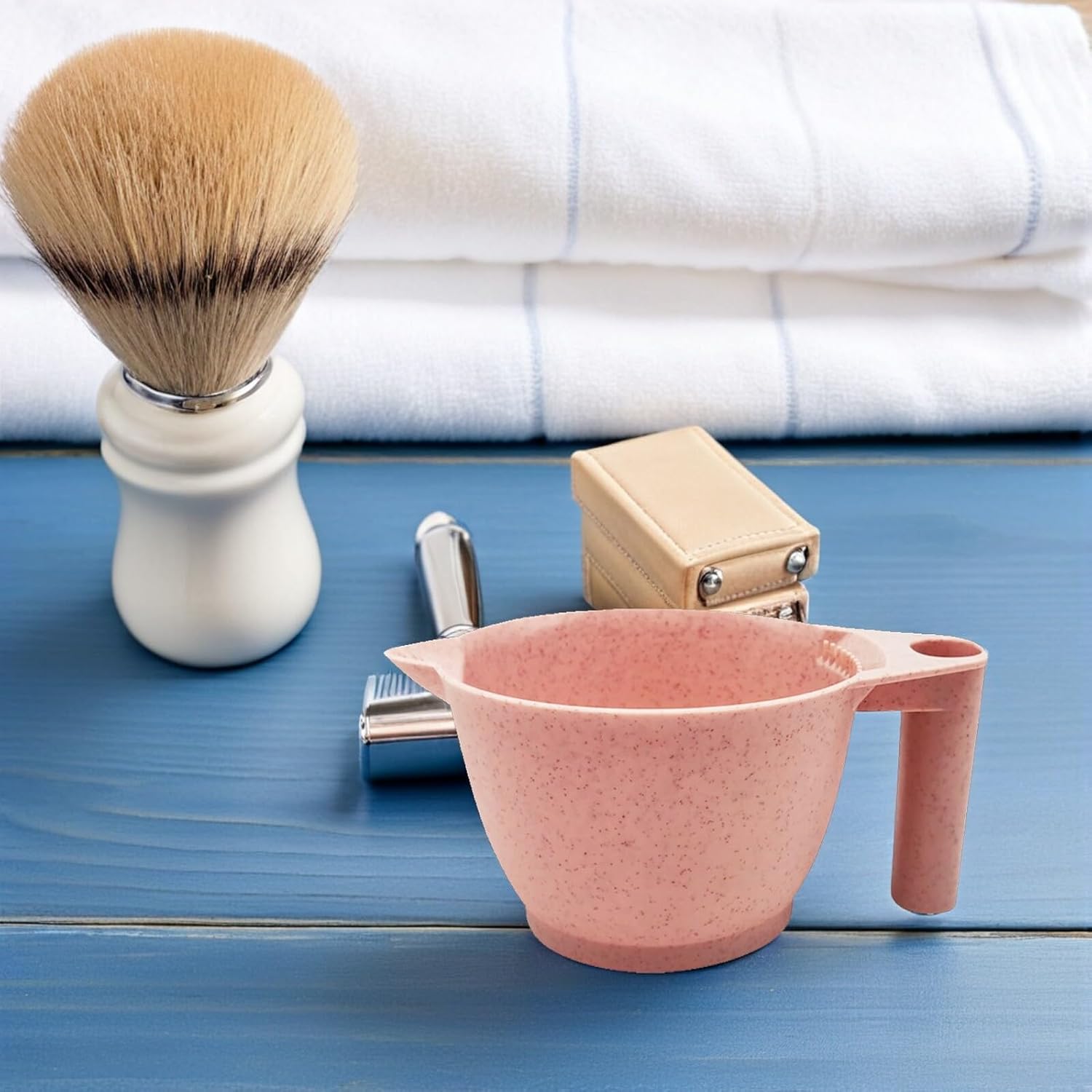 MERRYHAPY 2Pcs Portable Hair Dye Mixing Bowl Color Mixing Bowls for Hair Salon Use Ideal for Hair Coloring and Tinting Includes Hair Dye Brush for Easy Application