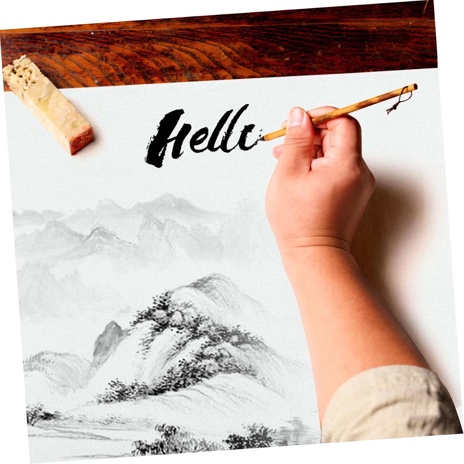 SUPVOX Blank Water Painting Cloth Large Canvas Calligraphy Practice Art Paper Wall Decor