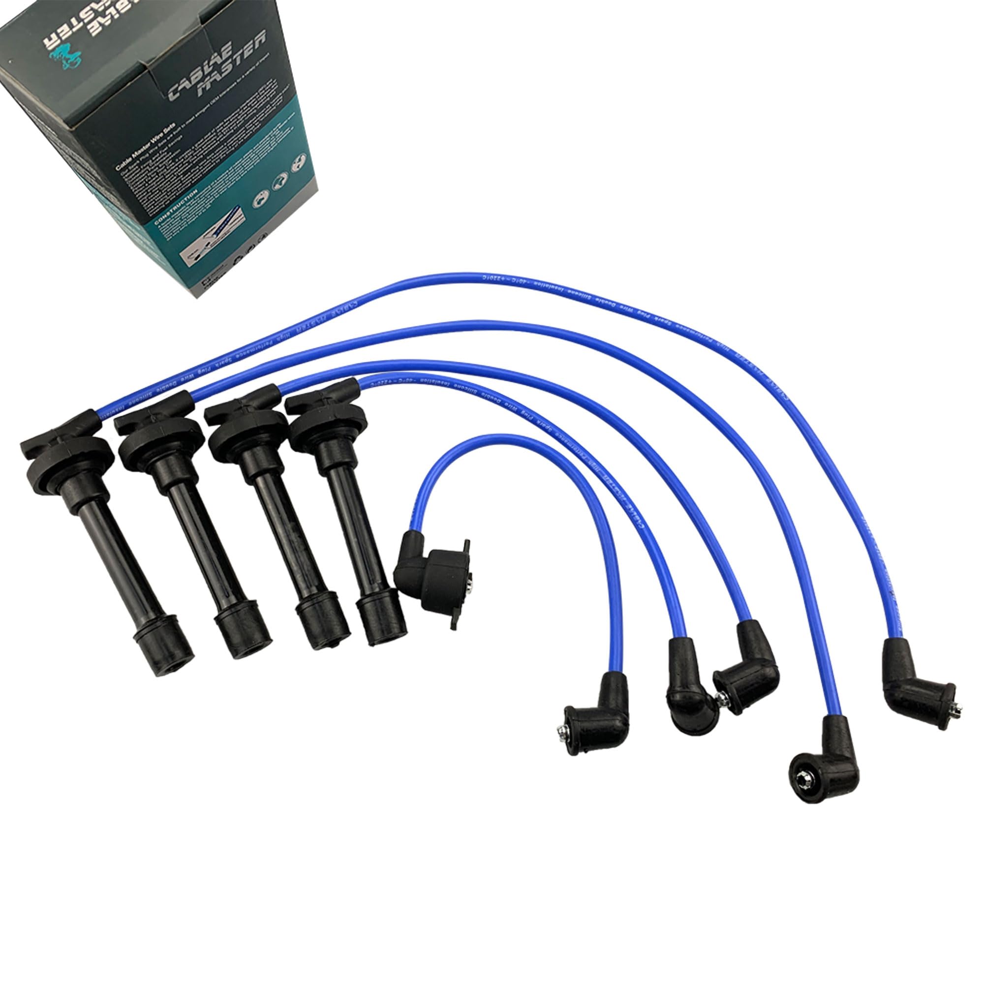 Cable Master Spark Plug Wires Fit Prelude 2.3L 1992-1996