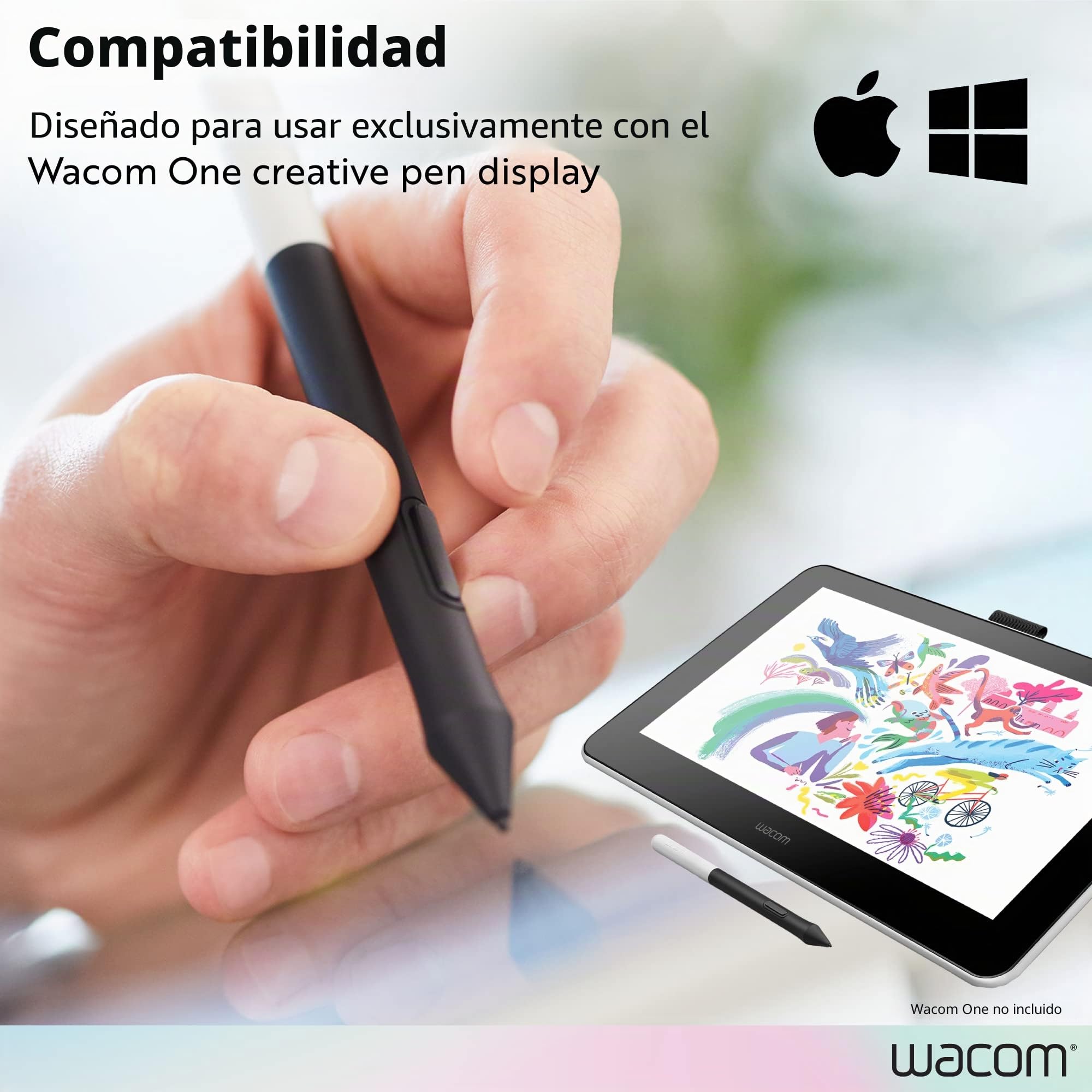 Wacom Un bolígrafo CP91300B2Z para Pantalla Creativa Wacom One