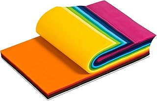Smart-Fab Fabric Weatherproof Cut Sheet, 9 x 12 Inches, Assorted Color, Pack of 270