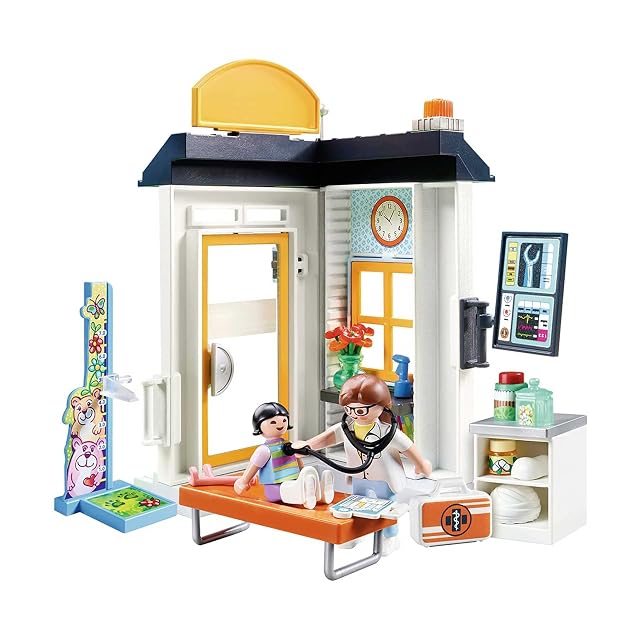 Foto 4 de 7 de PLAYMOBIL 70818 City Life Starter Pack Pediatra, Multicolor