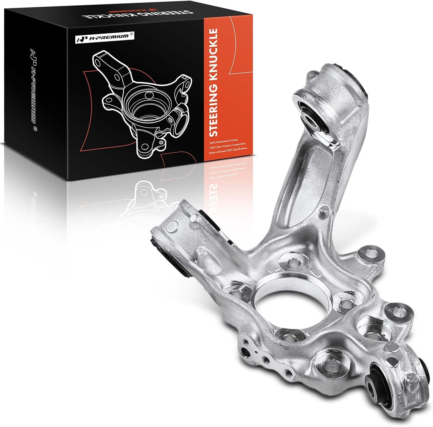 A-Premium Rear Left Suspension Steering Knuckle Compatible with Honda CR-V CRV 2007 2008 2009 2010 2011 2.4L, 4WD, Driver Side