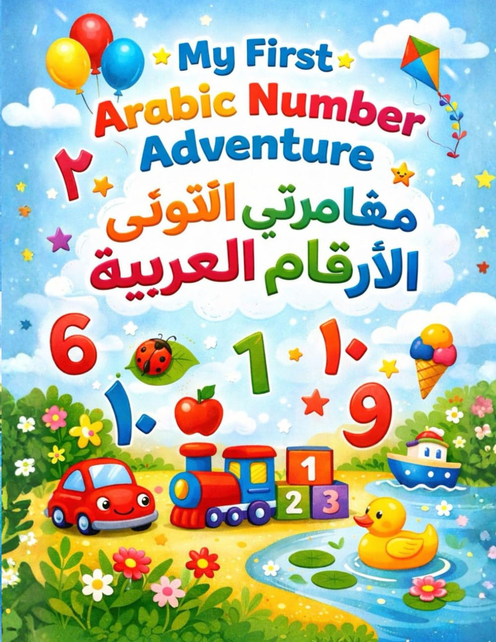 My First Arabic Number Adventure: Trace, Read Aloud & Color | Bilingual Arabic-English Workbook for Preschoolers (Arabic Learning Series)