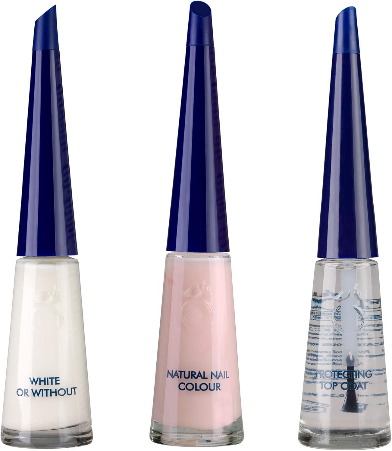 Herome - Set de Manicura Francesa Rosa Fresco - Kit Esmalte Manicura Francesa con Base Rosa Suave, Fórmula Fortalecedora Máxima Protección ante Desgarro (French Manicure Set Pink) - 3*10ml.