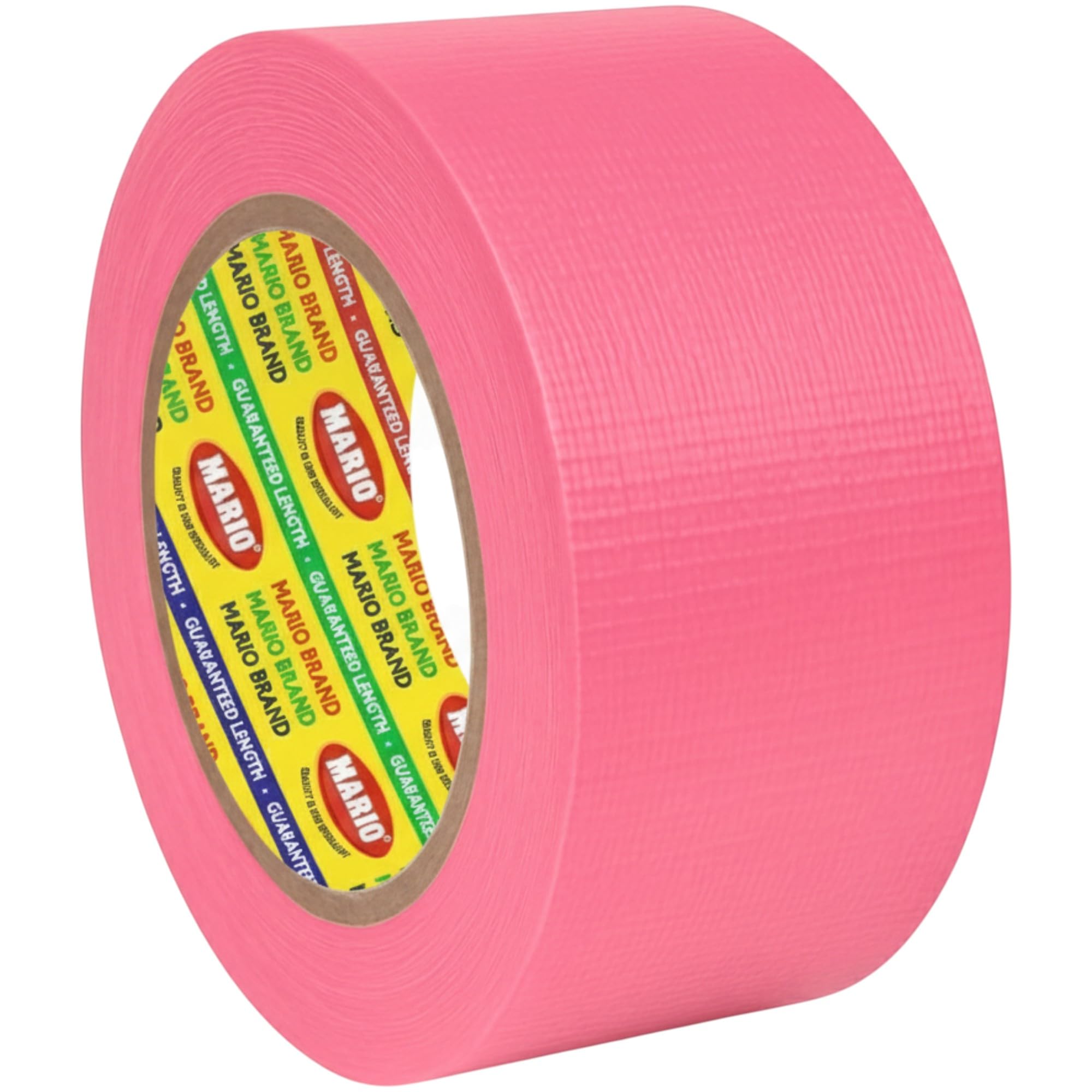 Mario Heavy Duty Duct Tape/Book Binding Tape – 48mm Width, 25mtr Length – Strong Adhesive Multipurpose Tape for Book Repair, Packaging, Crafting & General Use - 48mm x 25mtr | Pink Color-image-21