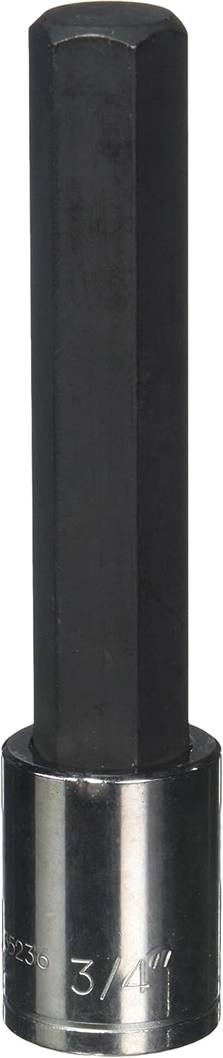 Williams 35236 1/2-Inch Drive Hex Long Bit Socket, 3/4-Inch