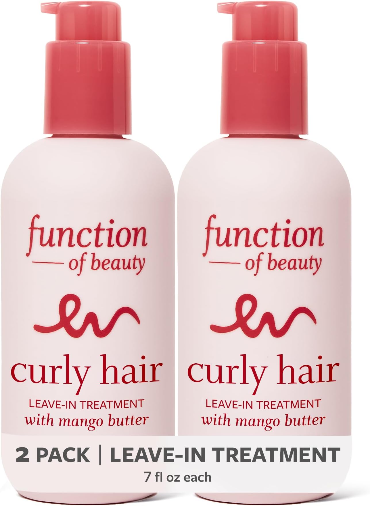 Function of Beauty Curly Leave In Hair Conditioner - Sulfate-Free Leave In Conditioner Treatment for Natural Curls & Bounce - Curl Defining, Hydrating & Moisturizing - Dry & Dull Hair Care Products