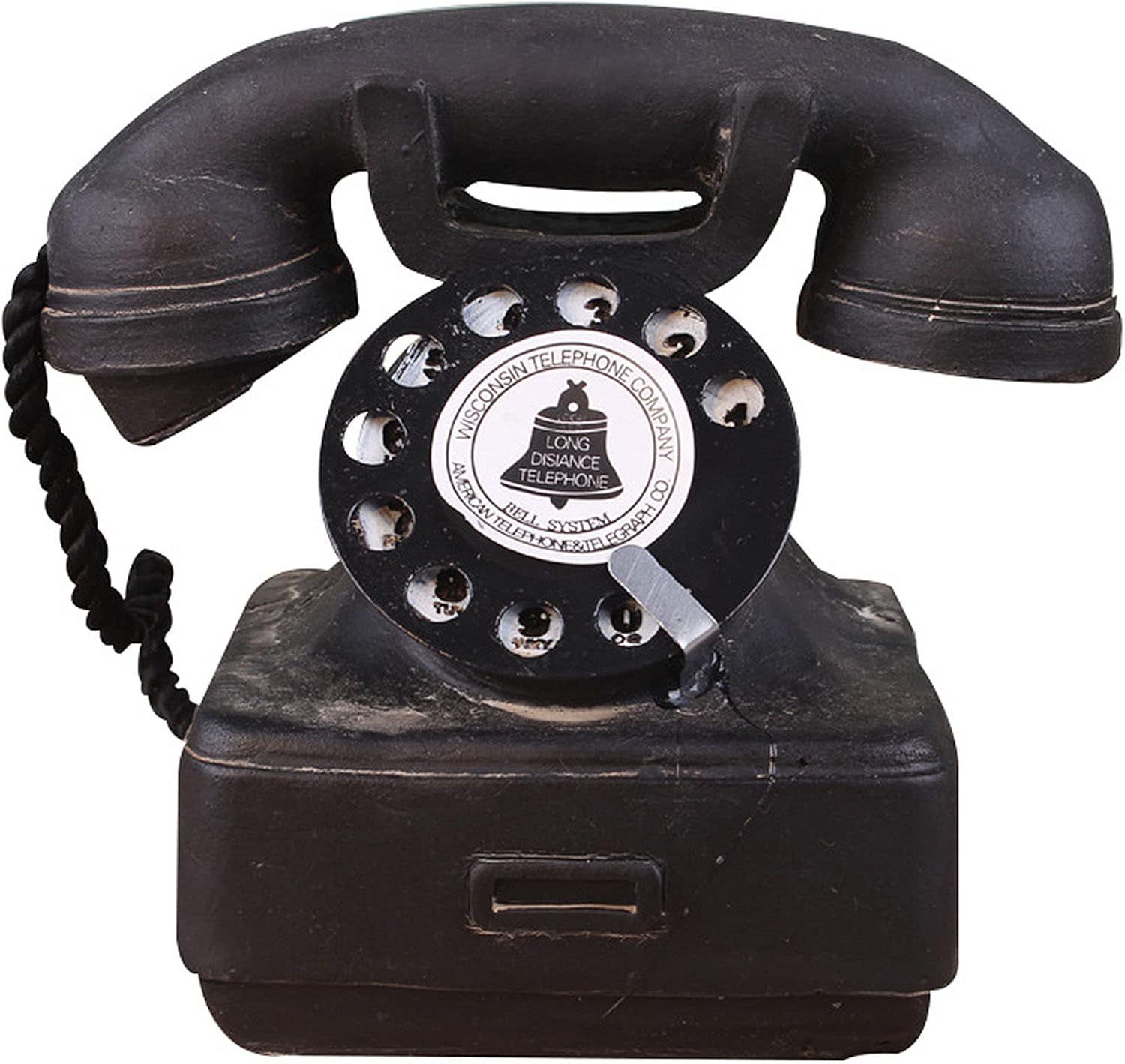 Retro Telephone European Style Retro Fixed Telephone Rotary Dial Creative Art Decorative Telephones, Christmas Decoration