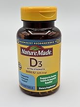 Nature Made D3 Extra Strength 5000 IU 125mcg - 240 Softgels