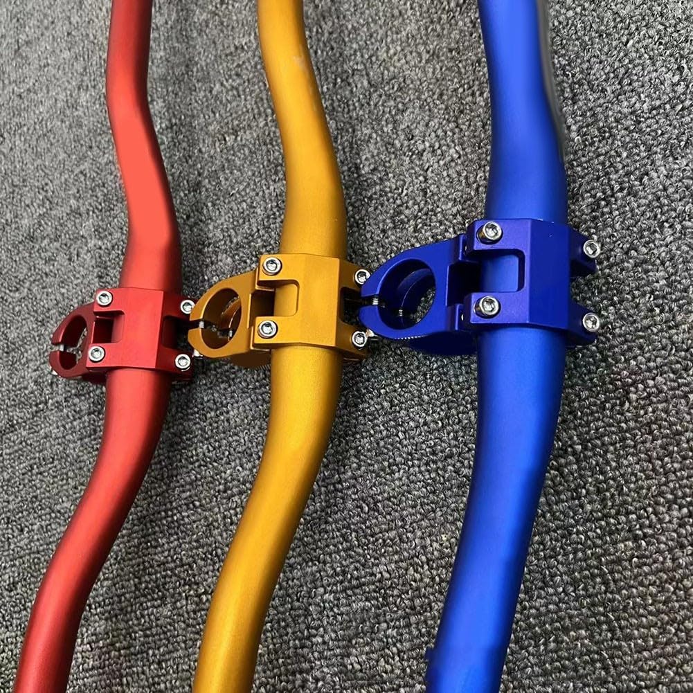 Potence Direct Mount VTT Downhill - Pour Fourches Double Couronne - Aluminium 6061 - Longueur 96 Mm - Couleurs Assorties