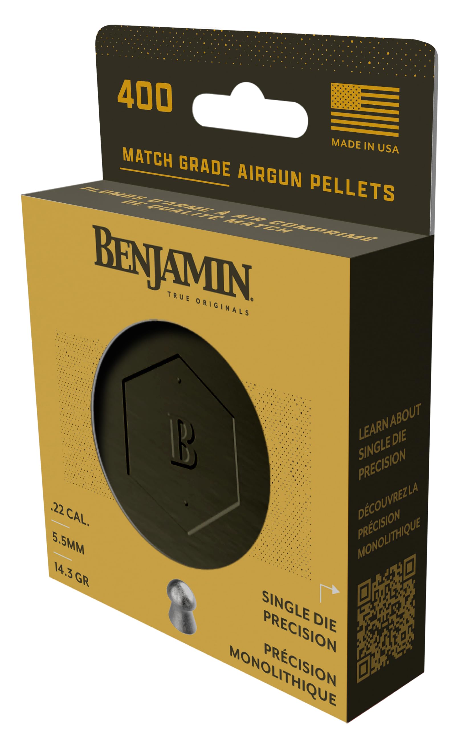 Benjamin Single-Die Precision Domed Pellets
