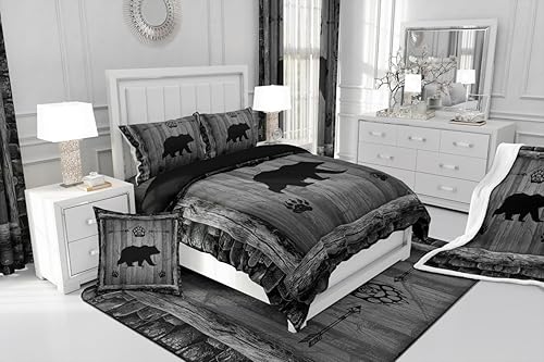 Miniatura 135 de Feelyou Juego de funda de edredón de rosas rosadas, tamaño Queen, juego de ropa de cama para el día de San Valentín, para niños, adolescentes