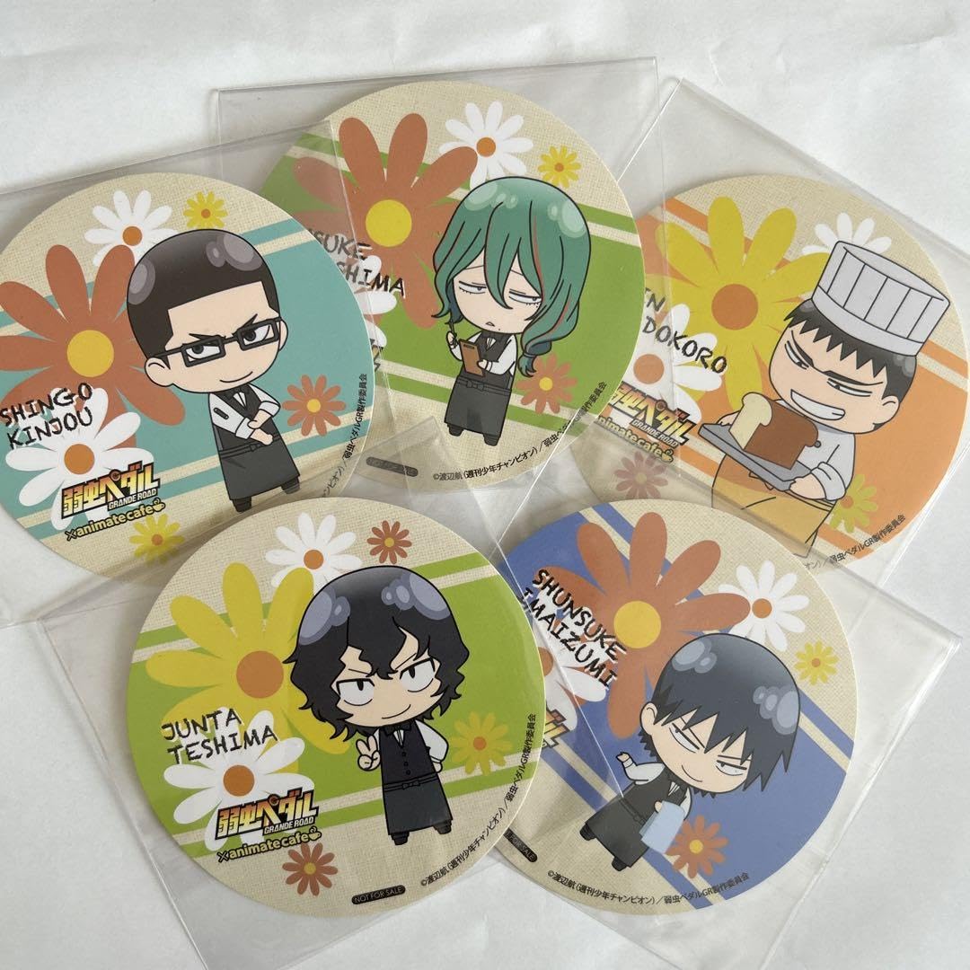 弱虫ペダル、アニカフェコースター各種