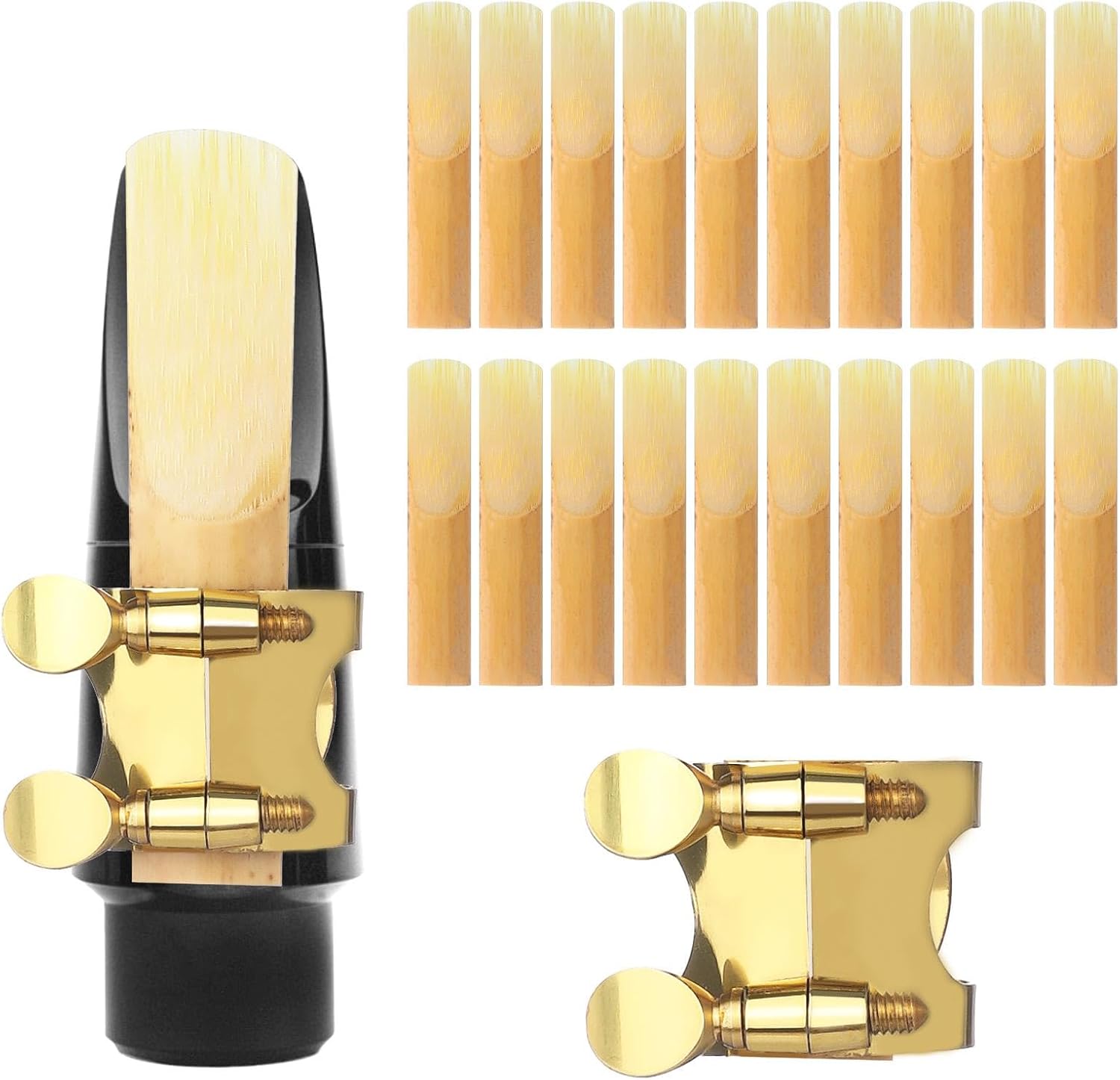 YASUOA Saxophone Reeds & Reed Holder Set20 Alto Saxophone