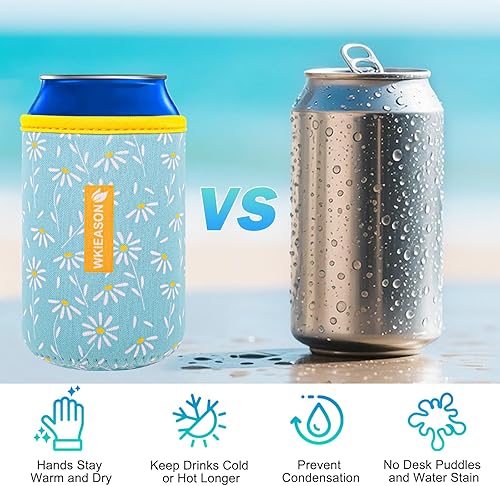 Miniatura 10 de WKieason - Fundas de neopreno para botellas de agua de 16-18 onzas, aislantes, fundas para botellas de bebidas, fundas para botellas de cerveza,